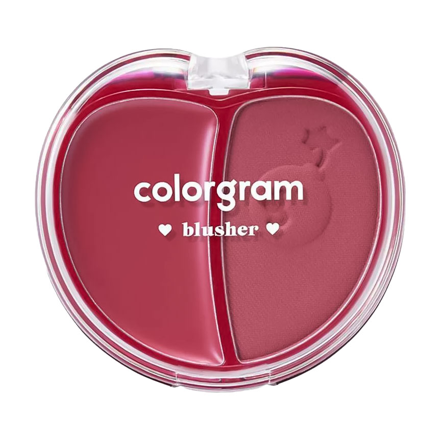 Подвійні рум'яна для обличчя Colorgram Tintin Dory Duo Blusher 05 Red Heart Duo, 5 г